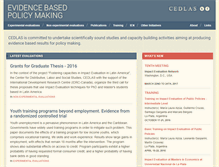 Tablet Screenshot of cedlas-er.org